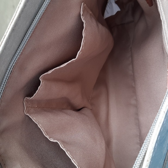 The Sak De Young Hobo bag, truffle stripe/silver, leather shoulder handbag - Picture 9 of 12